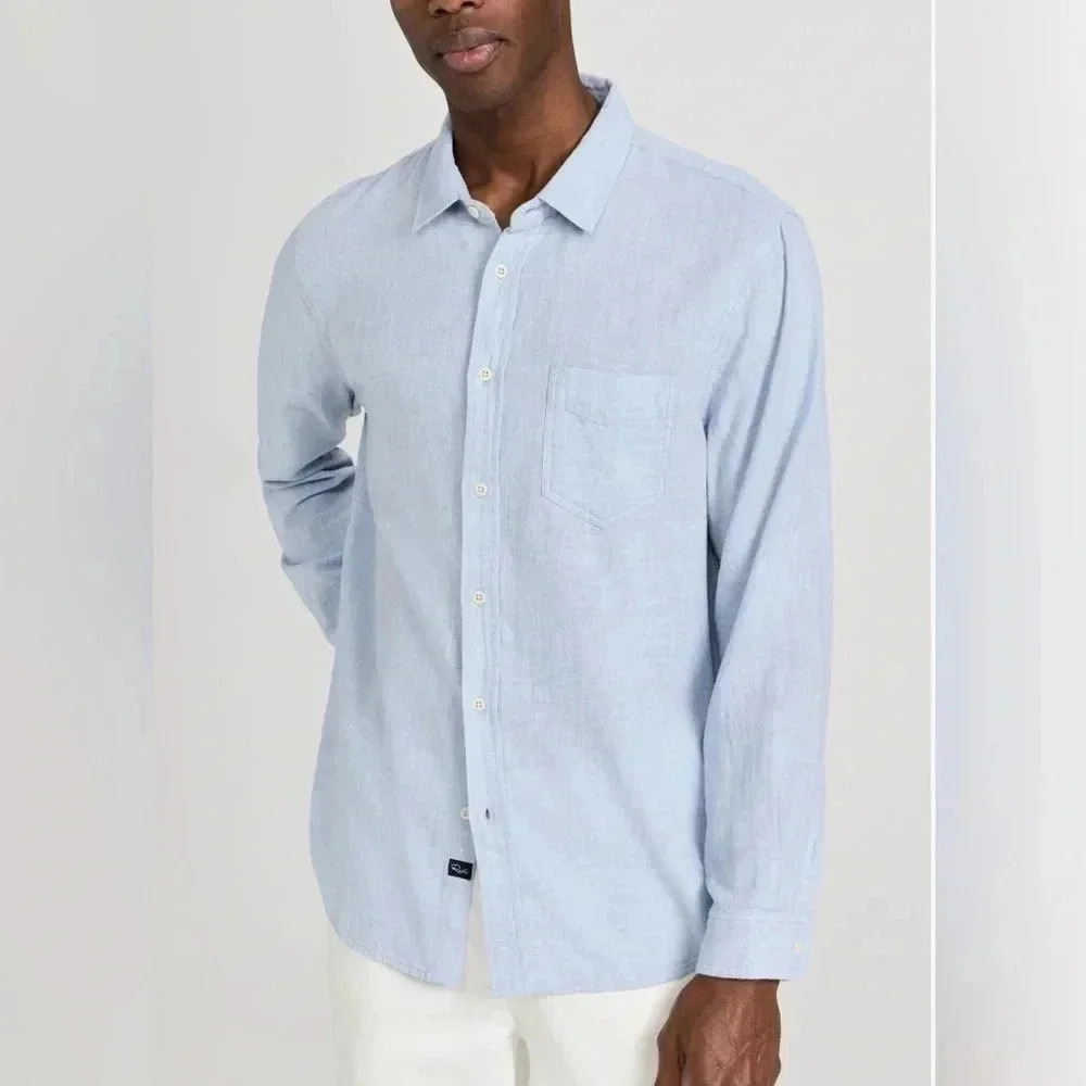 Rails Size Xxl Wyatt Light Blue Buttondown Long S… - image 1
